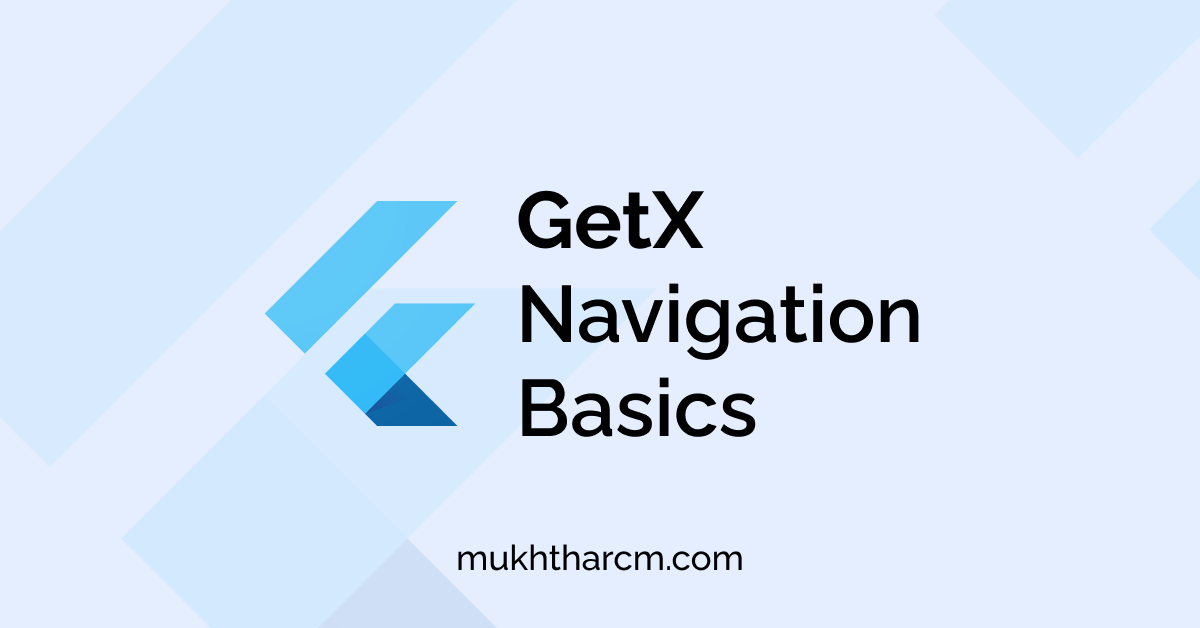 GetX Navigation Basics